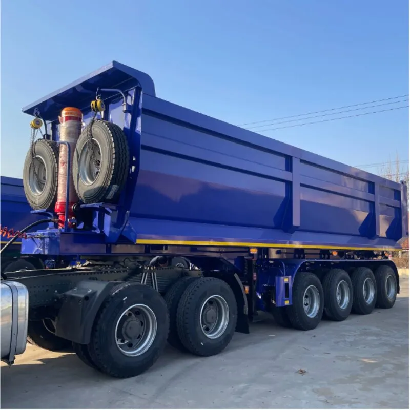 यू-टाइप रियर टिपर कार्गो ट्रेलर